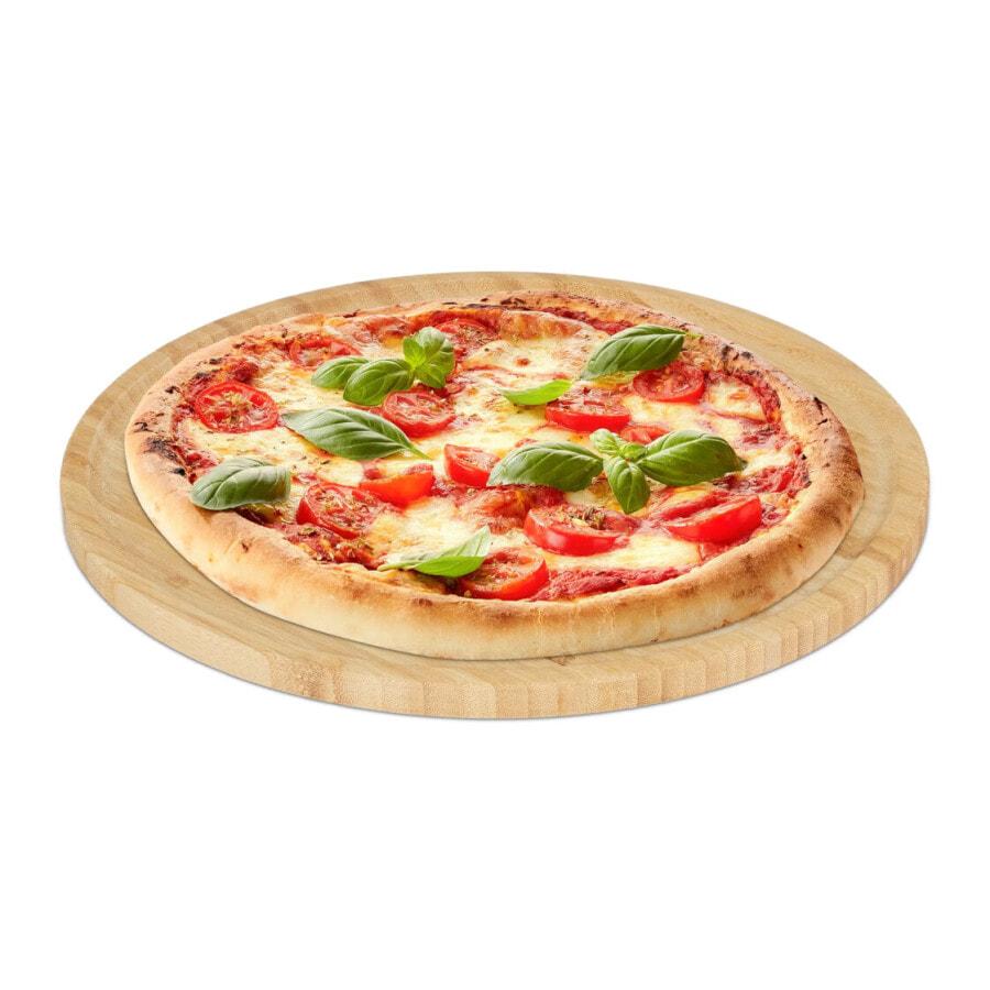 

Поднос для пиццы Bambus Pizzateller 32 см Relaxdays