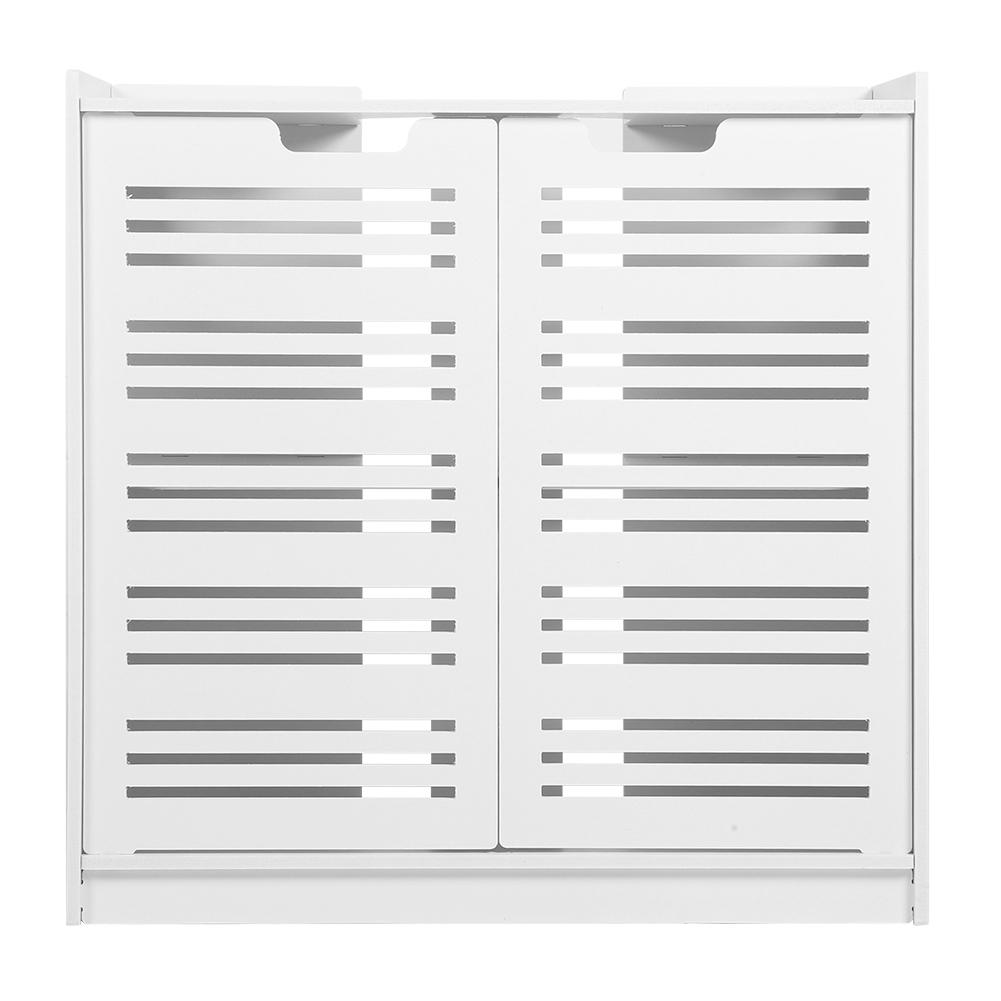 Gospodarstwo Domowe Nowoczesna Szafka do Przechowywania Pod Umywalkę Dwudrzwiowa do Łazienki Toalety Meble