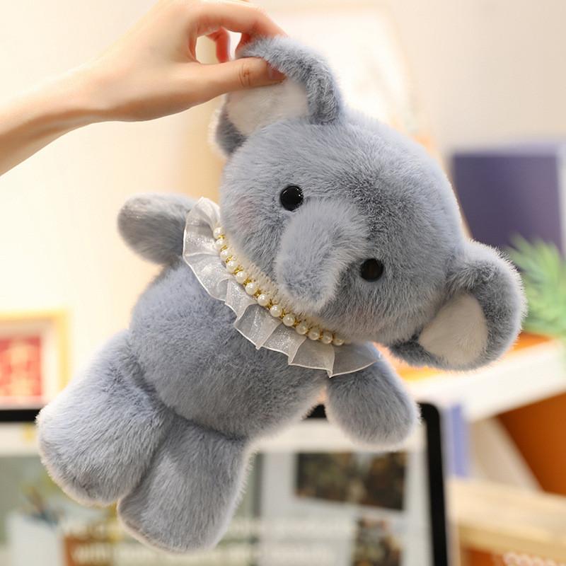 Plush Running Bear Toys Ultra Soft Short Hair Children Room Decor Gifting Doll
