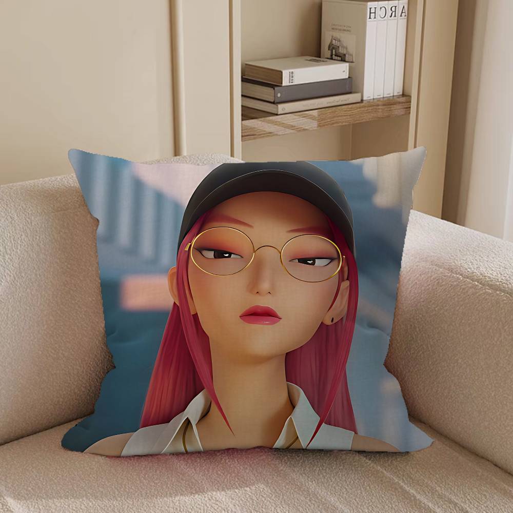 CARTOON MiraS Personalized Pillow Cover Kids Bedroom Wild Party Decor Pillowcase Kid Birthday Shower Gift