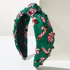 Christmas Headband Fashion Print Rhinestone Christmas Hair Accessories For Women