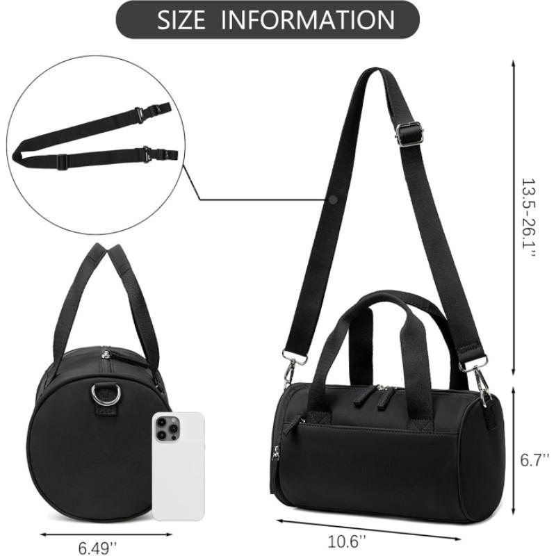 Gym Bag with Wet Dry Separation – Large Capacity Travel Tote , Lightweight Shoulder Bag & Handbag for Gym, Yoga, Swimming, Casual & Weekend Getaway
