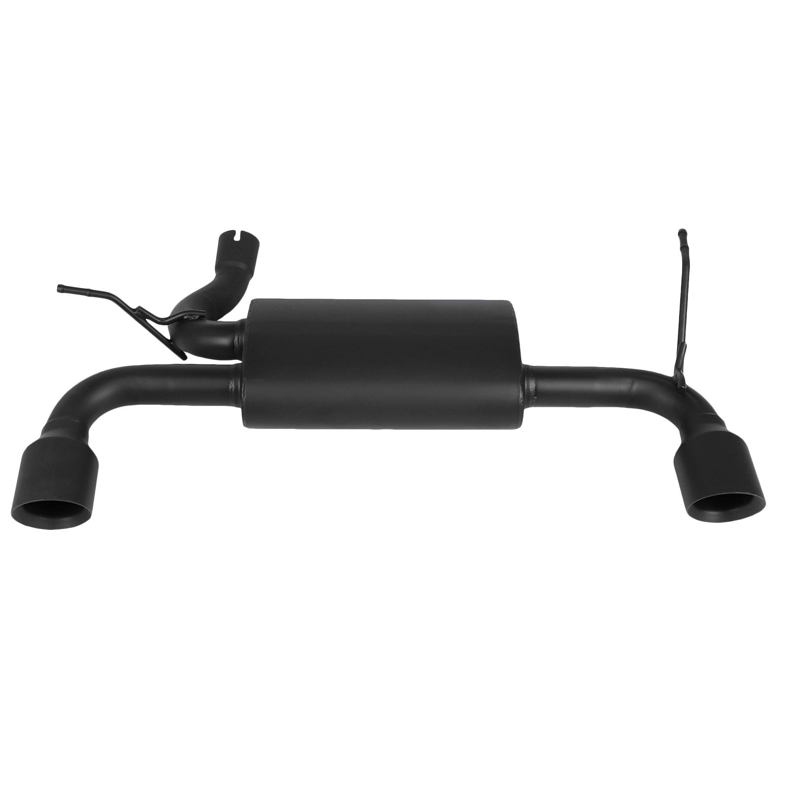 Axle Back Dual Outlet Exhaust Muffler System Performance Exhaust System for Wrangler JK 2007-2018 High Quality Steel Matte Black чёрный