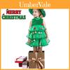 Joyful Kids Christmas Tree Cosplay Costume For Xmas Parties Carnivals