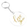 Acrylic Keychain Diy Handicraft Acrylic Ornament Blanks for Craft Projects