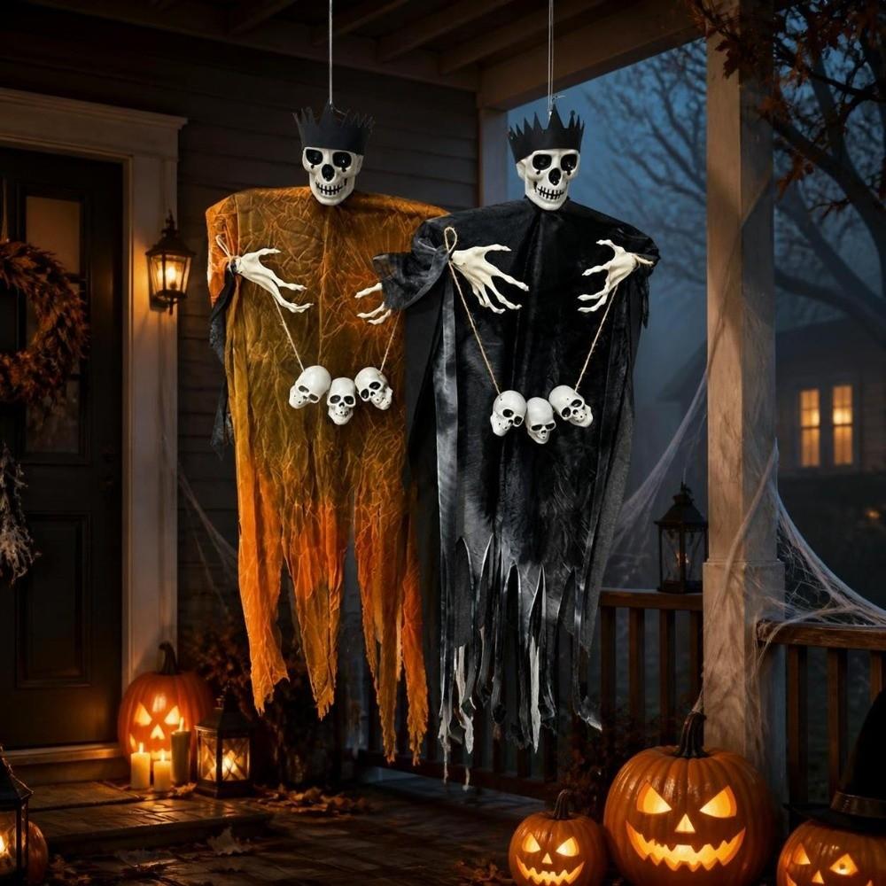 Skull Props Halloween Decoration Pendant Haunted House Decoration  Halloween Party