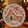 5D Christmas Diamond Painting Set DIY Craft Xmas Acrylic Pendant  Home Decoration
