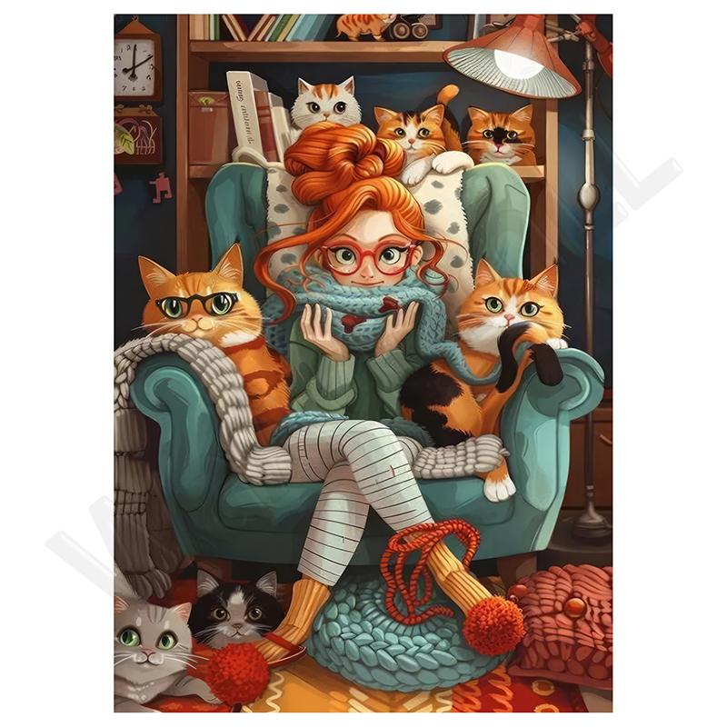 5D Diy Diamond Paintings Kits New 2025 Accessories 30x40 cm Wall Art Diamond Art Painting Kits Embroidery Full Crystal Mosaic