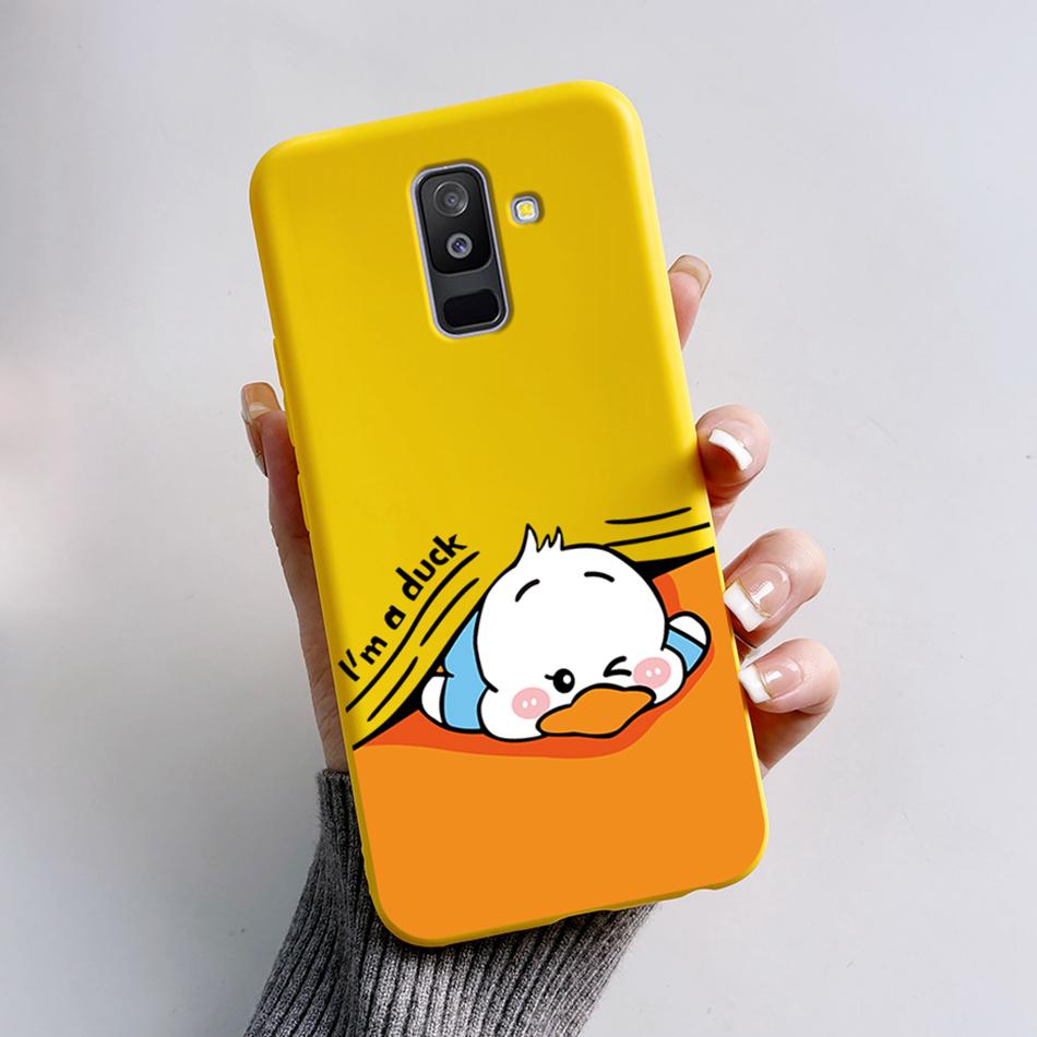 Für Samsung Galaxy A6 Plus A6+ 2018 Hülle SM-A605F Silikonhülle Niedlicher Bär Cartoon Weiche Funda Für Samsung A6 2018 A6Plus Stoßstange