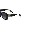 Miu Miu Logo Embossed Irregular Shape Sunglasses Women sunglasses Black 0MU10YS1AB5D156
