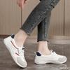 New Breathable White Shoes for Spring Autumn Height Increasing Casual Wear-resistant Thin Sole Simple Comfortable Women's Shoes