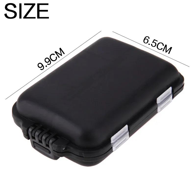 Multifunctional 10 Compartment Mini Fishing Tackle Box Spoon Hook Bait Storage Fishing Accessories Gear Box