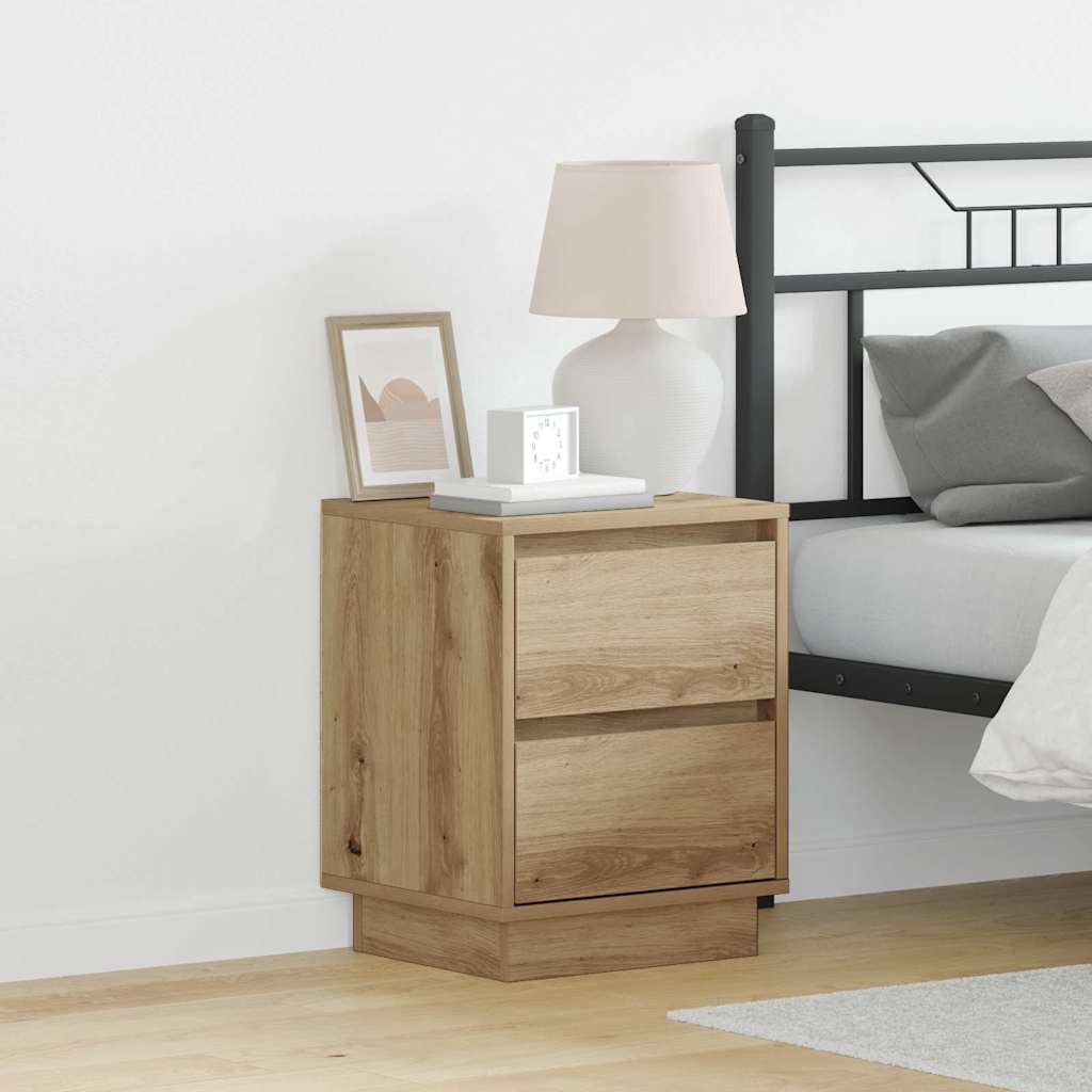 Nightstand Artisan Oak 39 x 34.5 x 50 cm engineered wood