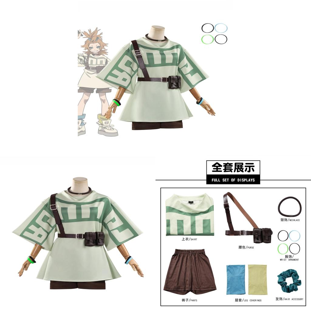 Gachiakuta Remlin Tysark Cosplay Outfit With Polyester Material For Anime Convention And Cosplay Events