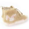 Pristine DIOR High Cut Sneakers B23 Rabbit Motif Shearling Beige Bore Women 37 Used
