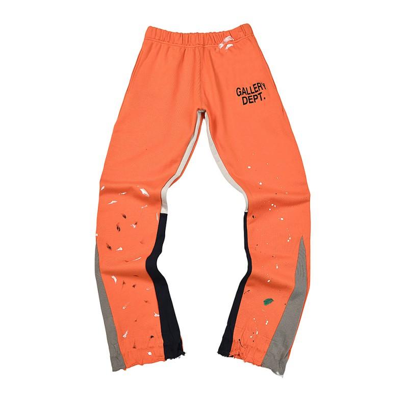 Dipartimento Galleria. Pantaloni a zampa Patchwork in Denim Unisex Jeans Casual Streetwear