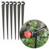 50PCS 1/4'' C-type Hook Fixed Stem Support Holder Stakes for 4/7mm Hose Flowerpot Drip Irrigation Fitting Greenhouse