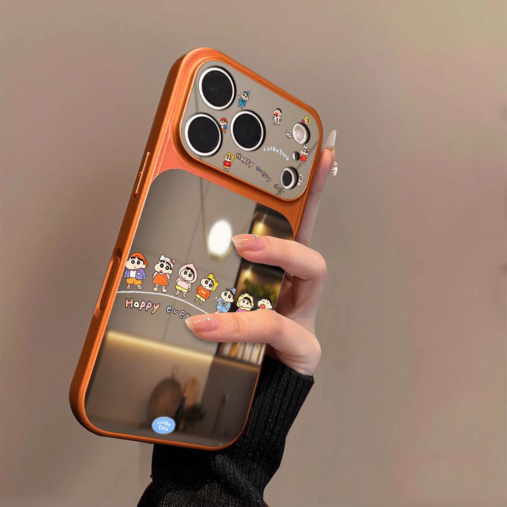 A row of small new applications iPhone17 mobile phone case 16/14Pro Apple 13 Pro mirror 15promax17a