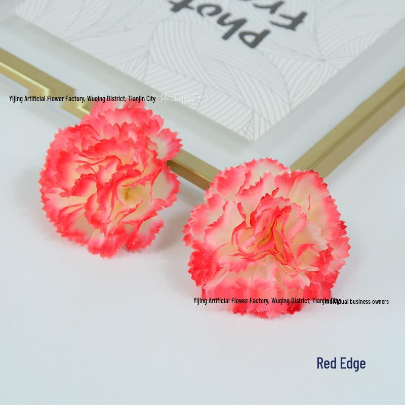 5cm Silk Carnation Marigold Wreath Flower Ball Pendant for Door Frames & DIY Decor