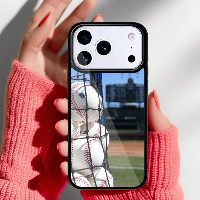 Love Baseball Sport Phone Case for iPhone 17 16 15 14 13 Pro Max Back Cover for 12 11 Pro Coque