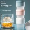 10Pcs Silicone Round Ice Hockey Mold Maker Large Spherical Ice Cube Grinder Suitable For Bar Home Kitchen Supplies