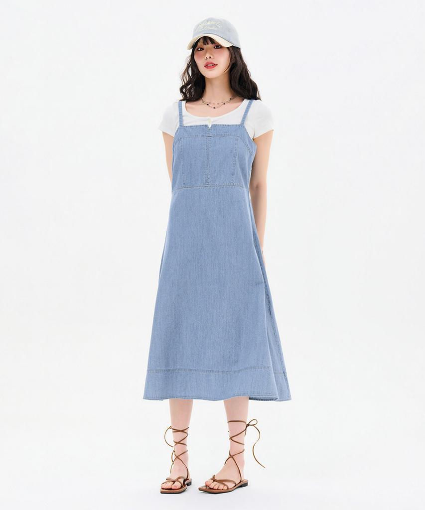 CHASECULT Women'S Denim Bustier Dress-Fbrg6175C0D