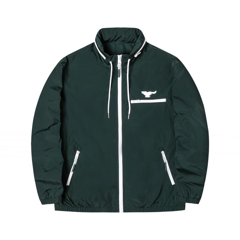 

SEPTWOLVES Men s Stand-Collar Wolf Graphic Jacket with Packable Hood L (170cm)