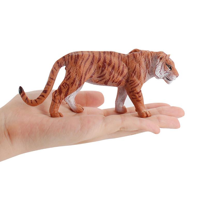 Solid Pvc Tiger Statue For Home Decor And Educational Gift For Children