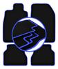 Dywaniki samochodowe CARLUX-BLUE dla: Citroen XM kombi, kombi, sedan, hatchback, liftback (1989-2000)