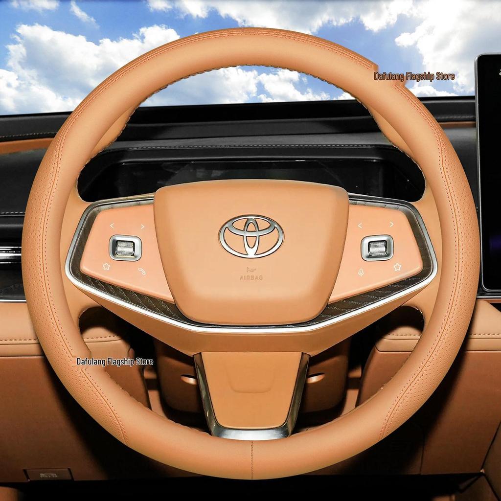Ultra-Thin Leather Steering Wheel Cover for Toyota Prius 7 (700max, 710) - Interior Upgrade