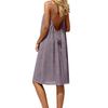 Europäisches & Amerikanisches Damen Strand Resort Spaghettiträger Kleid - Sexy Kurzer Rock Bikini Cover-up Stil