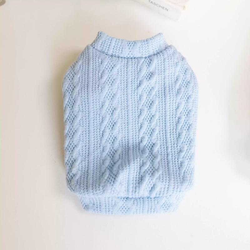 

Winter Dog Clothes Sweater Coat Cat Puppy Costume Chihuahua Yorkshire Pomeranian Shih Tzu Maltese Poodle Bichon Pet Dog Clothing XXS синій