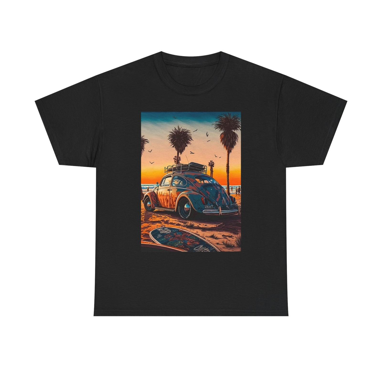 Cali Sunshine Palm Tree T-Shirt M