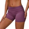 Nuovi Pantaloncini Pieghevoli a Vita Alta da Donna, Pantaloni Sportivi da Yoga Aderenti come Nuvole, Pantaloni Fitness Sollevamento Addome e Fianchi da Donna
