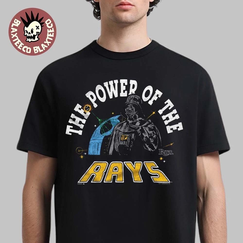 Tampa Bay Rays Star Wars Day 2026 T-Shirt Darth Vader The Power Of The Rays ML.B XL