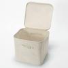 MUJI Soft 35cm W X 35cm D X 32cm Polyester Lid Product Suitable for Clothing Storage Box, Large, H, Linen, Included, Number 12403494,
