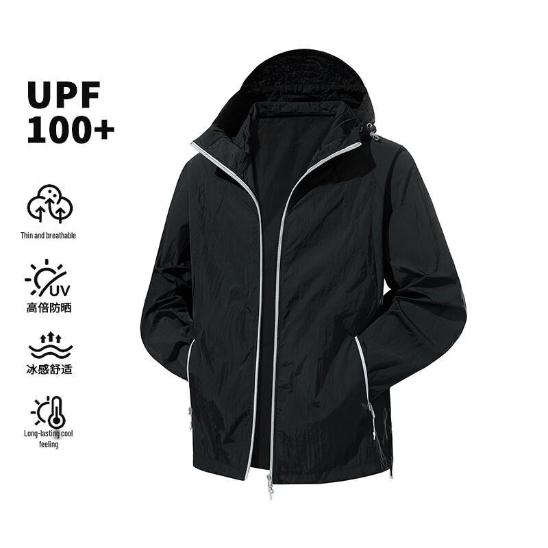 VUUG Unisex Colorblock Anti-UV Sonnenschutzjacke
