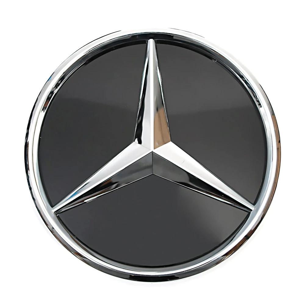 3D Mirror For Mercedes Benz E-Class W213 2016-20 E200 E250 Chrome Silver And Black Newest 3D Style Front Grille Star Emblem Logo