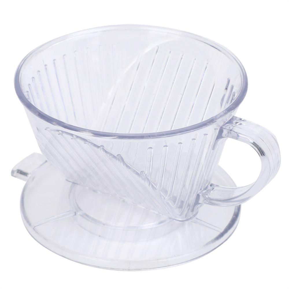Small Size Coffee Dripper Transparent Reusable Filter Cup Reusable Cone Coffee Cup  Manual Brewing