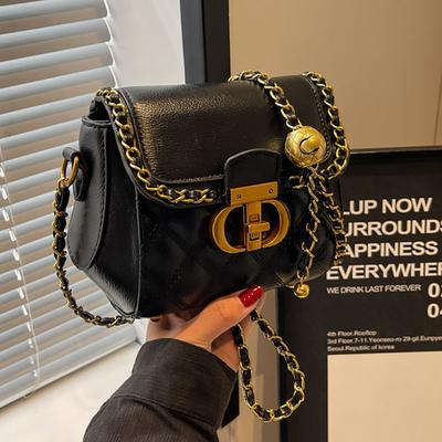 Tasche Damen Neue Mode Quadratische Tasche Nische Vielseitige Schulter Umhängetasche