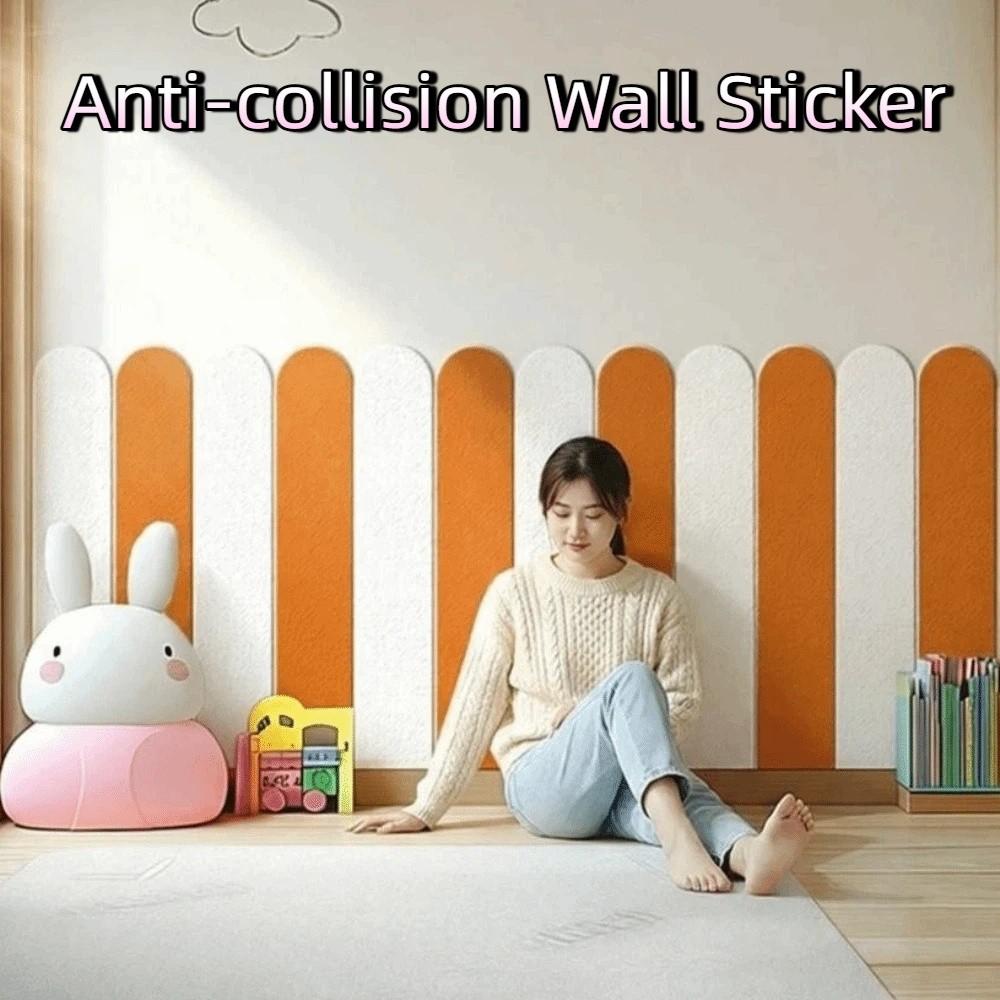 10 pieces/set Solid Color Moisture Resistant Wallpaper Thickening Soft Wall Mat  Apartment Wall