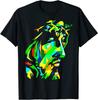 Camiseta Face de Jesus Cristo Pop Art, Pintura de Ícone Católico Tamanho S-5XL Unissex