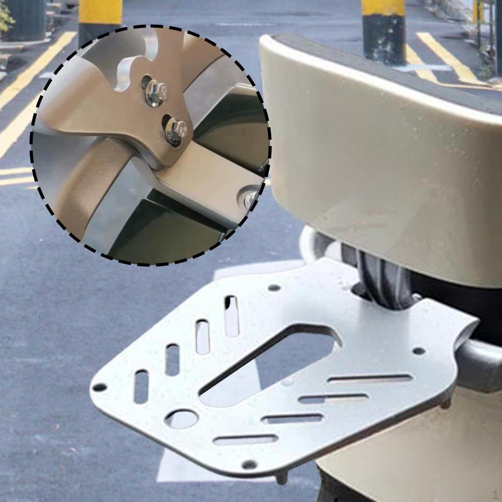 Trunk Bracket Rear Tail Box Carrier Sturdy Mounting Base Plate Aluminum Alloy Extension Support