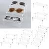 Multi Layers Sun Glasses Display Shelf Acrylic Collectibles Display Holder Glasses Storage Rack