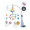 Giostrina Musicale da Culla per Bambini con Luci, Musica, Proiezione per Neonati, Telecomando, Giocattoli da Culla per Neonato, Giostrina per Giocattoli da Culla