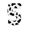 40 Inch Cow Print Number Balloons 1 2 3 4 5 6 7 8 9 Figure Foil Balloon Holy Cow Im One Birthday Cowgirl Theme Party Decorations