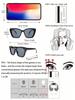 4PCS Classic Fashion Cat Eye&Square Plastic Frame Women Sunglasses For Men Daily Life Shades Eyewear Accessories.