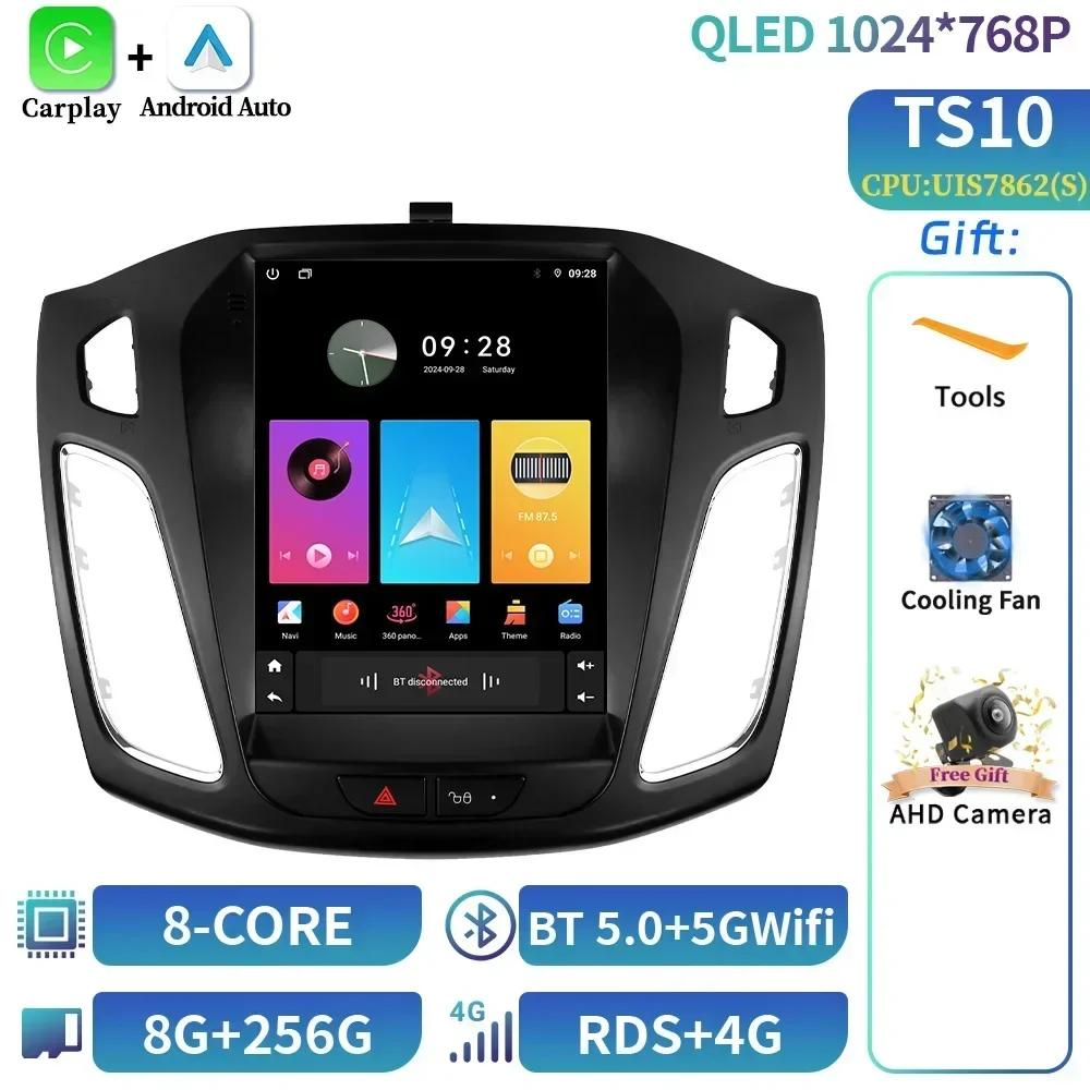 9.7inch Android 14 Car Radio For Ford Focus 3 Mk 3 2011-2019 Carplay 4G Multimedia Players GPS autoradio car monitor screen GPS