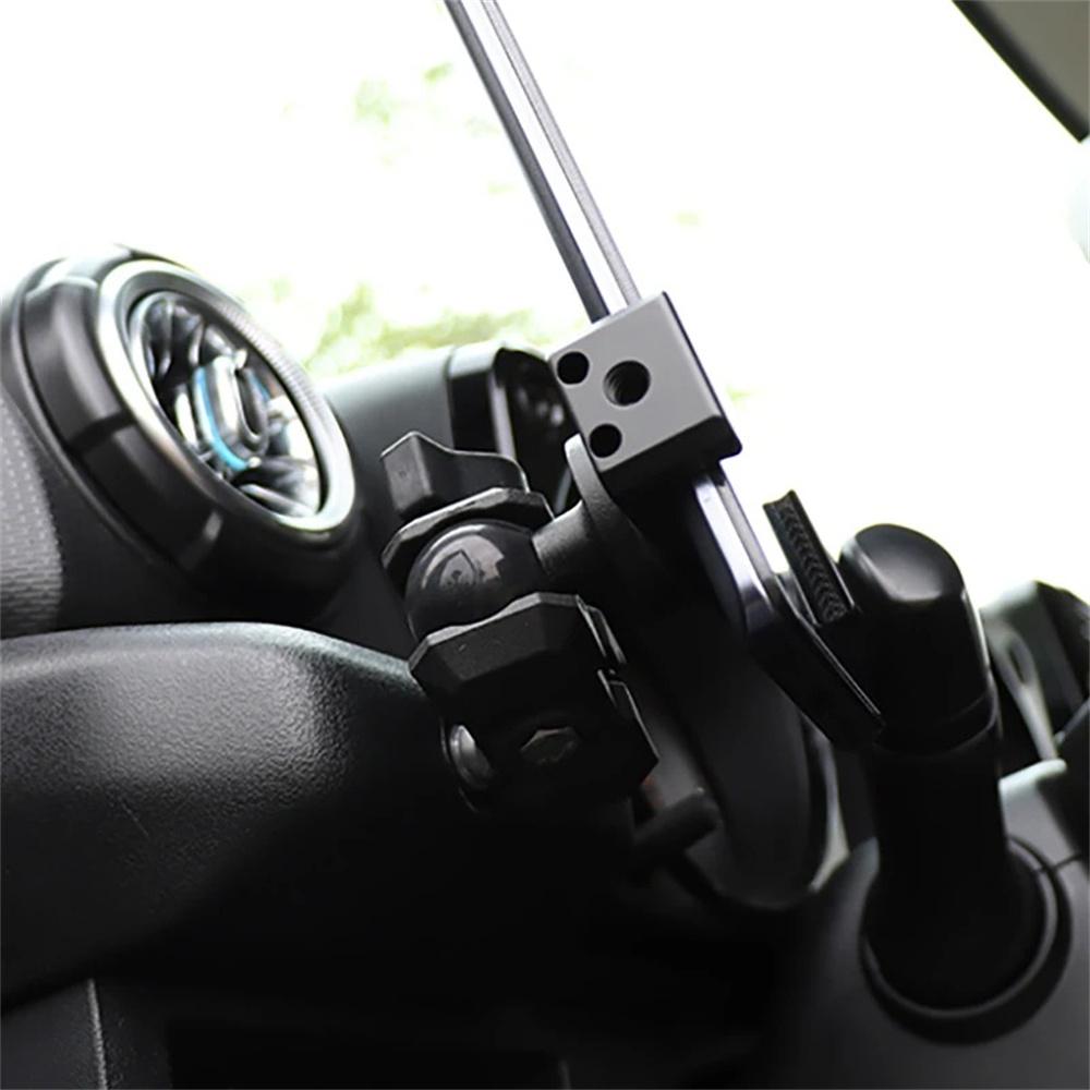 Car Phone Bracket Phone Holder Alloy+Silicone For Suzuki Jimny JB74 JB64 2019-23