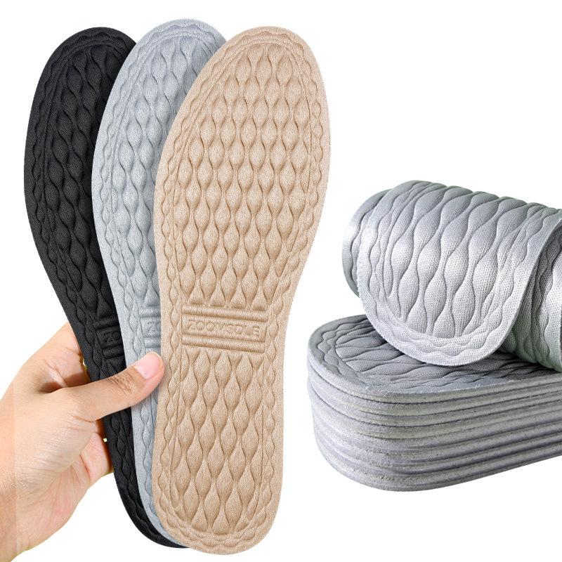 Comfort Breathable Thin Ultra-Soft Sports Insoles for Men & Women - Sweat-Proof Running Shoe Pads